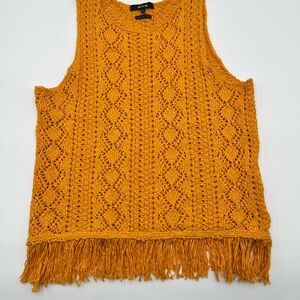 Miss Me Vibrant Orange Knit Top